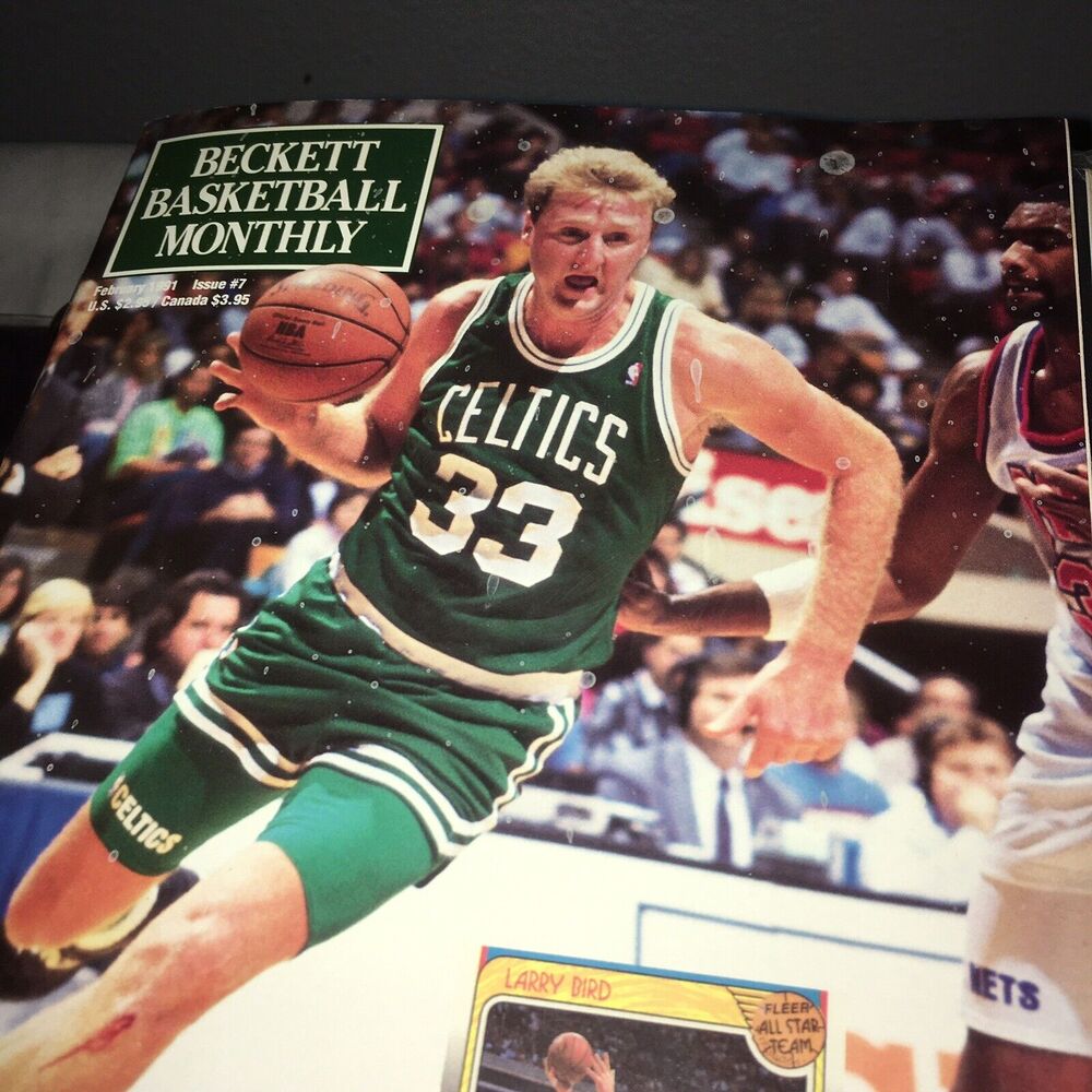 NBA Beckett 33 Basketball NBA Magazine Massive Vintage Lot Most In Good Shape